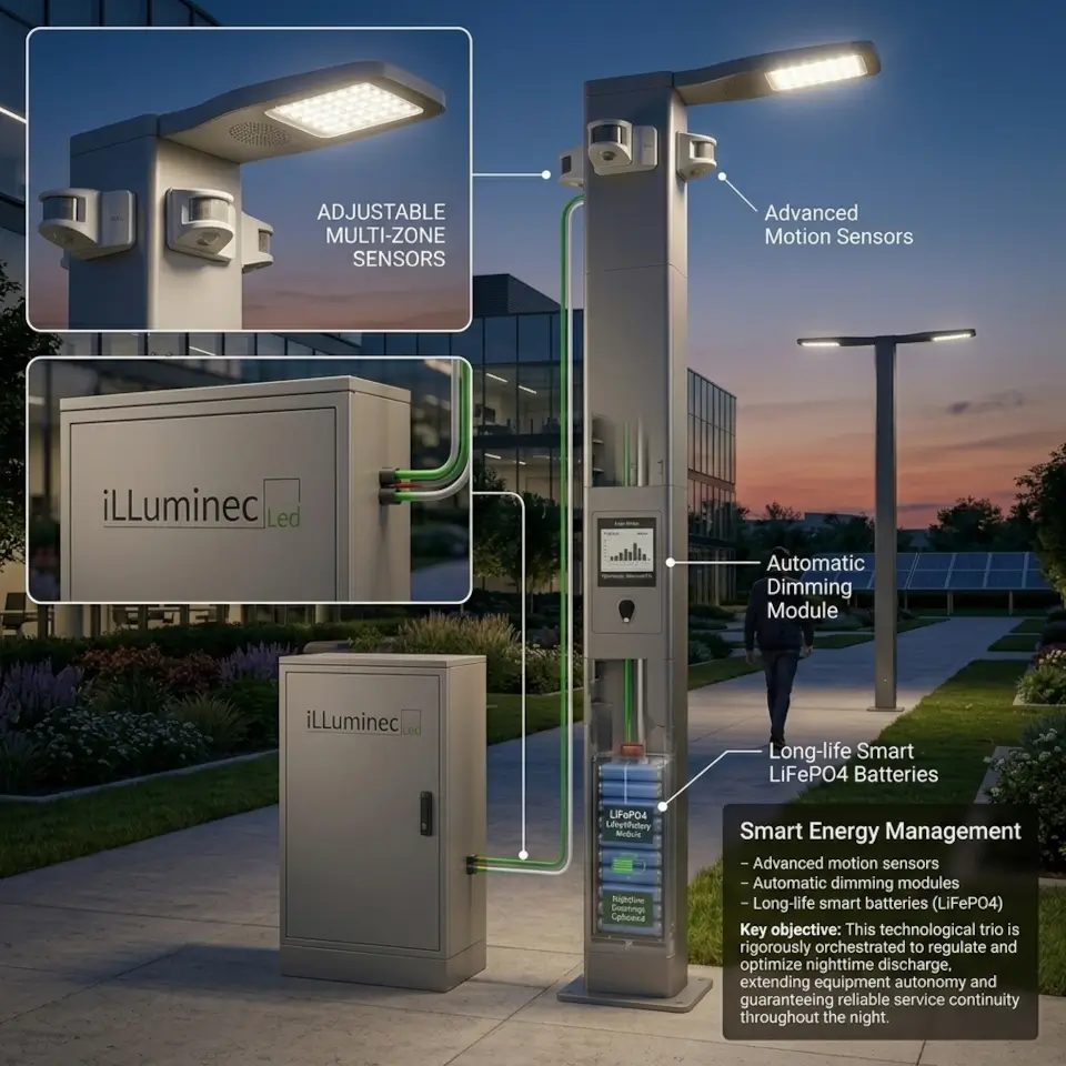 An example of illuminec smart energy management